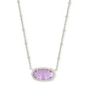 Kendra Scott Elisa Silver Pendant Necklace